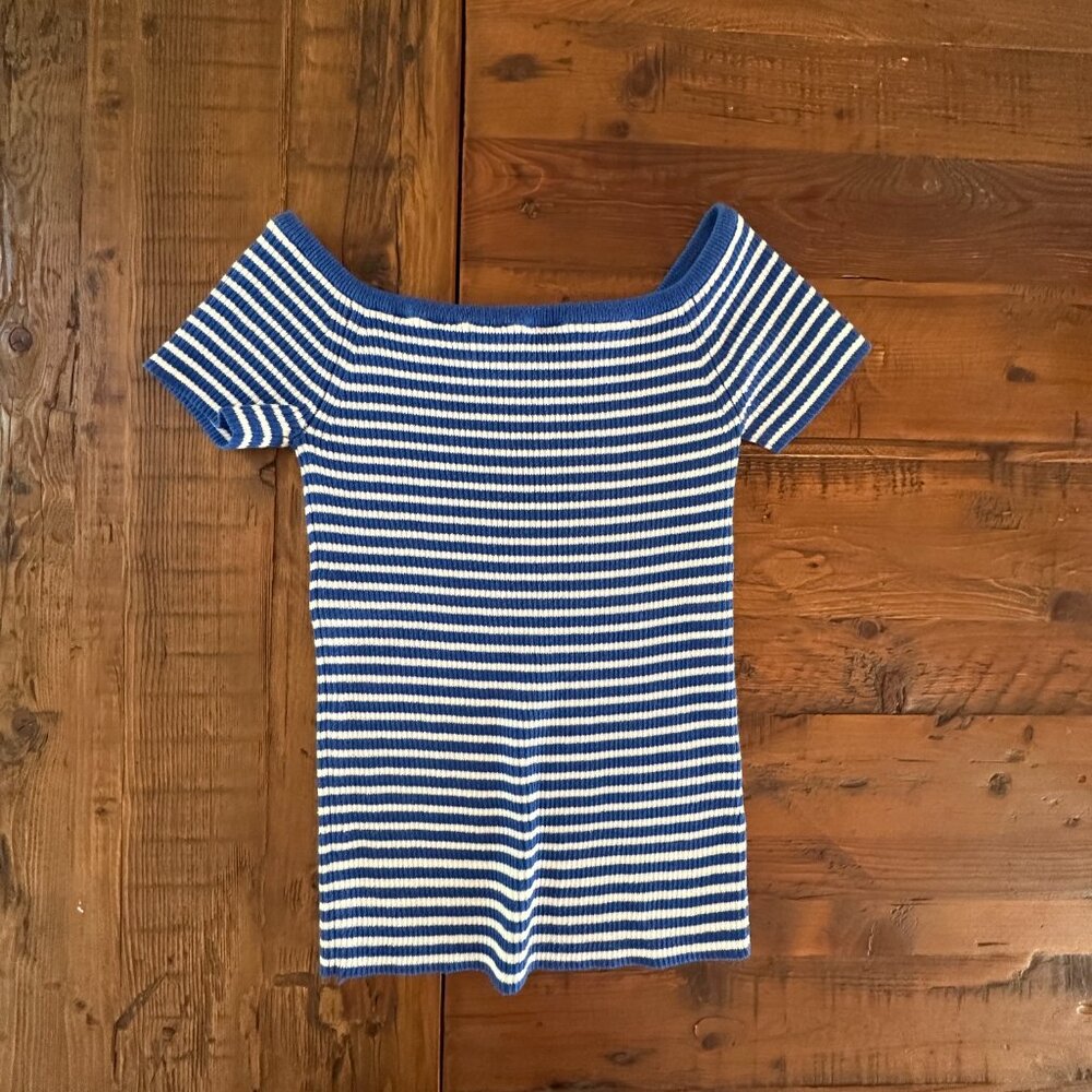 Madewell stiped knit top